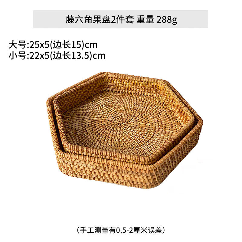Coș cu Fructe Hexagonal pentru Femei, Design Modern pentru Interior 4