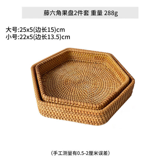 Coș cu Fructe Hexagonal pentru Femei, Design Modern pentru Interior 4