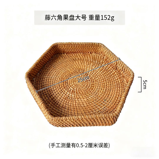 Coș cu Fructe Hexagonal pentru Femei, Design Modern pentru Interior 5