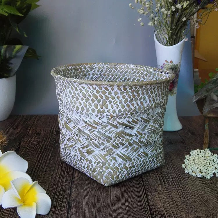 Coș de Depozitare Decorativ pentru Femei, Design Modern, Versatil, Ideal pentru Organizare 0