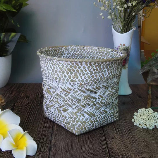 Coș de Depozitare Decorativ pentru Femei, Design Modern, Versatil, Ideal pentru Organizare 0