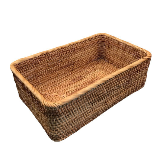 Coș de Depozitare Dreptunghiular pentru Femei, Organizator Decorativ Multifuncțional 3