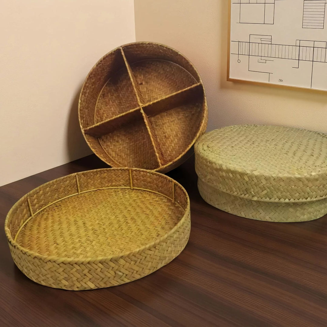 Coș de Depozitare pentru Femei cu Compartimente Multiple Design Practic 2