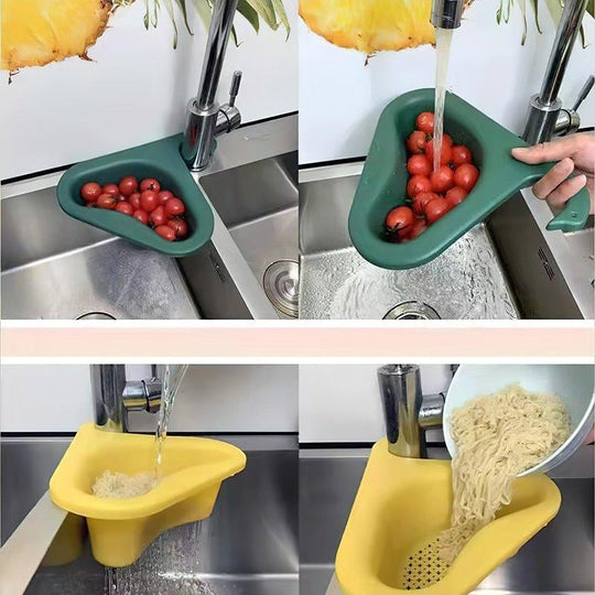Coș de Scurgere pentru Bucătărie Compact, Design Formă de Lebădă 1