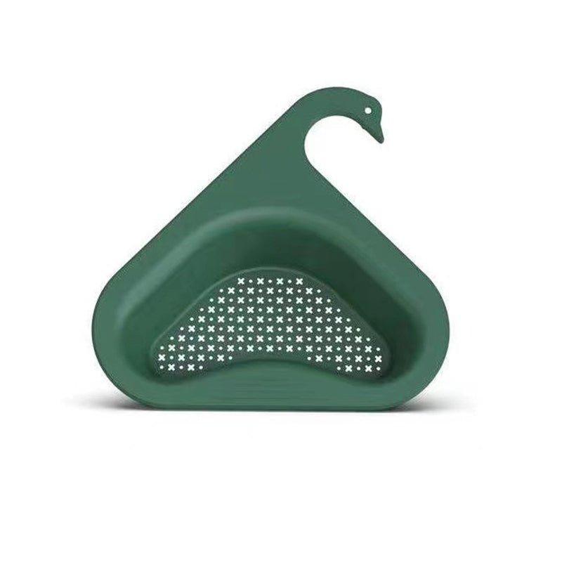 Coș de Scurgere pentru Bucătărie Compact, Design Formă de Lebădă 5