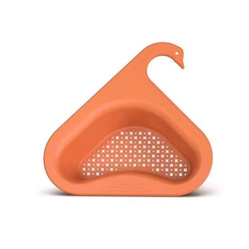 Coș de Scurgere pentru Bucătărie Compact, Design Formă de Lebădă 6