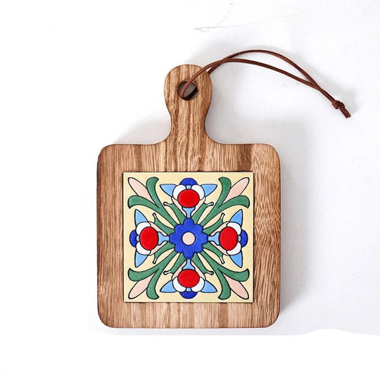 Coaster din lemn pentru accente rustice 4