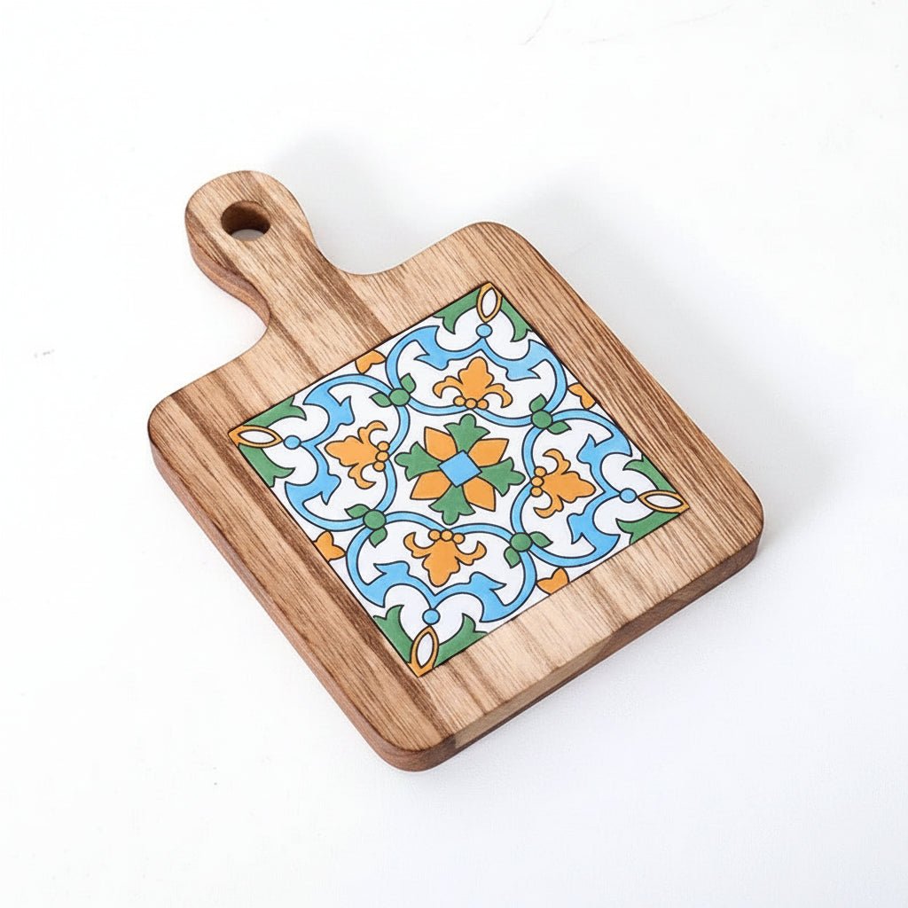Coaster din lemn pentru accente rustice 6