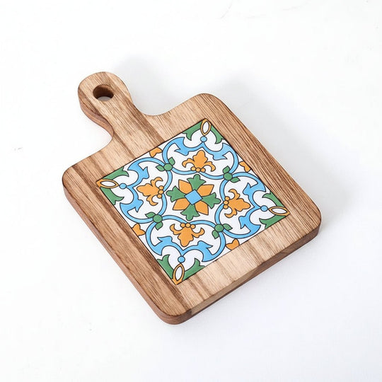 Coaster din lemn pentru accente rustice 6