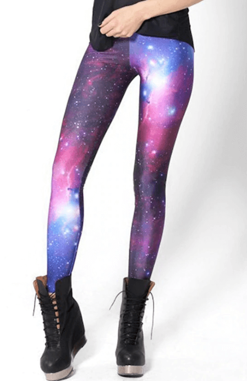 Colanți Cu Galaxie 3D Imprimați