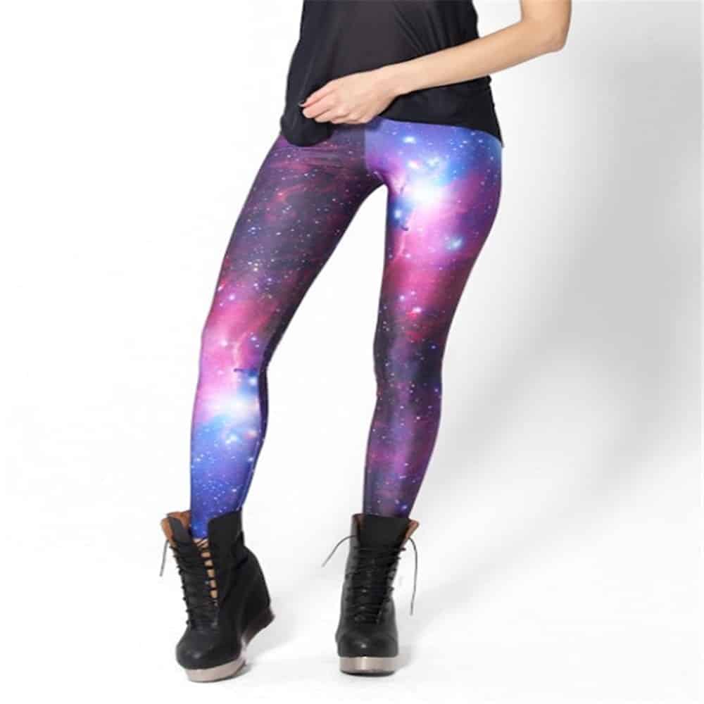 Colanți Cu Galaxie 3D Imprimați