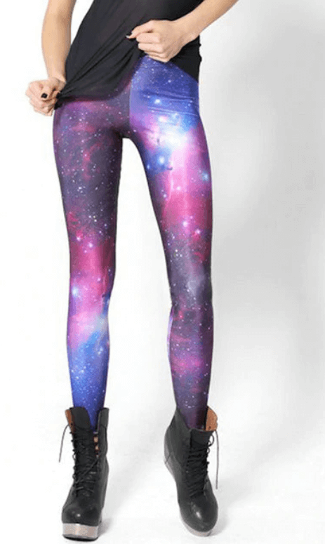 Colanți Cu Galaxie 3D Imprimați
