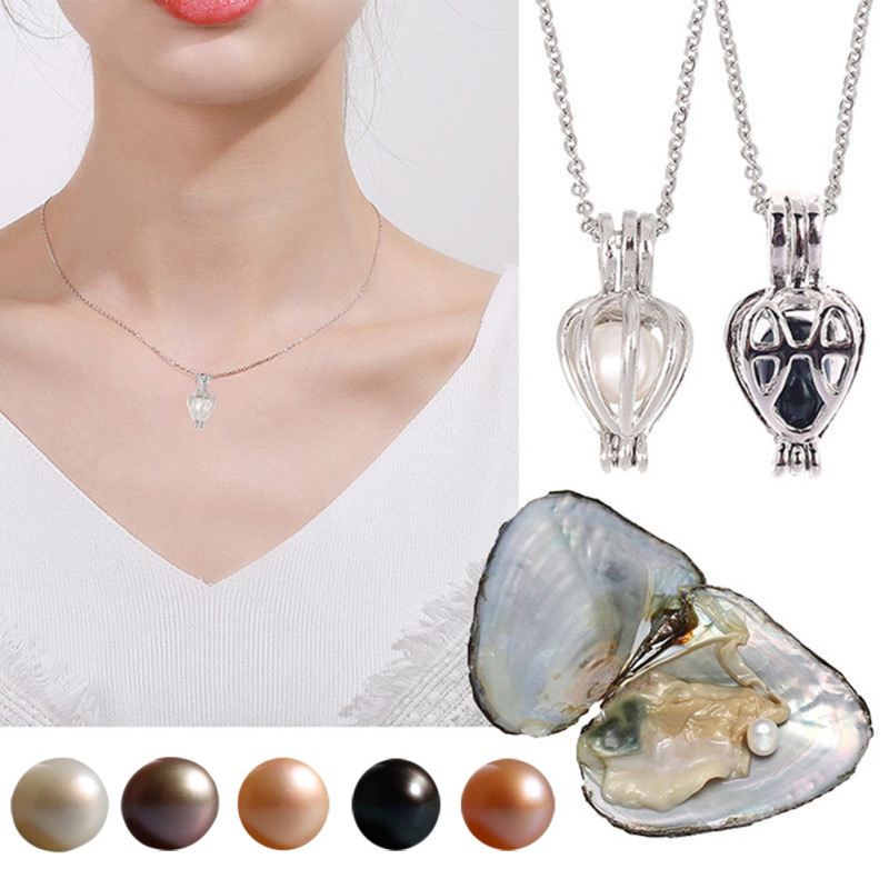 Colier Natural Cu Perle De Stridie