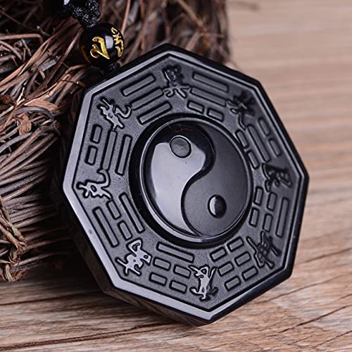 Colier Obsidian Yin Yang