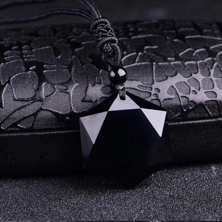 Colierul Metafizic Cu Obsidian Tibetan