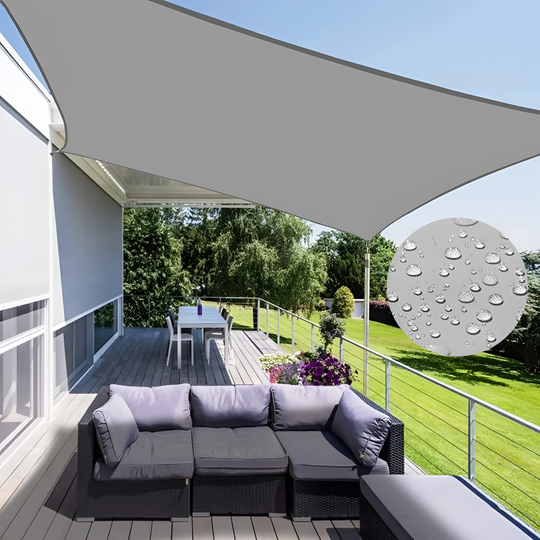 Copertină Terasă Dreptunghiulară Rezistentă la Apă pentru Balcon și Grădină 4