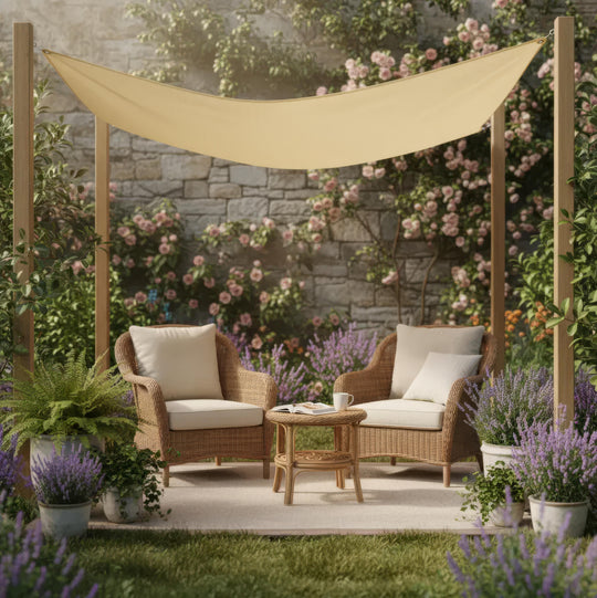 Copertină Terasă Dreptunghiulară Rezistentă la Apă pentru Balcon și Grădină 7