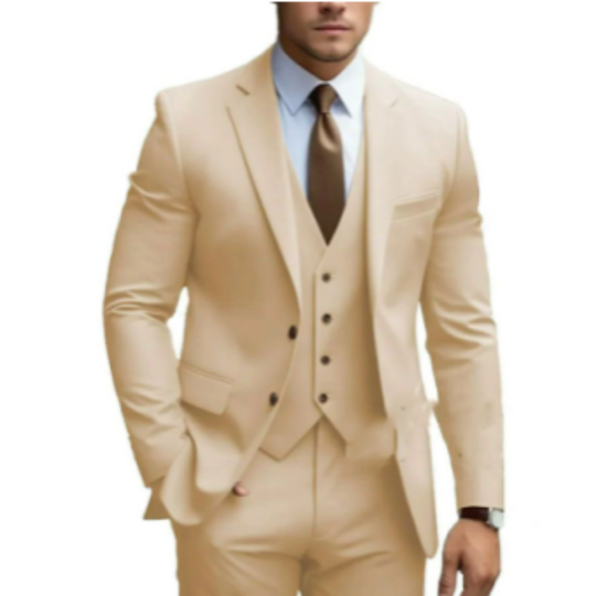 Costum de mireasă bărbătesc din 3 piese cu vestă 5
