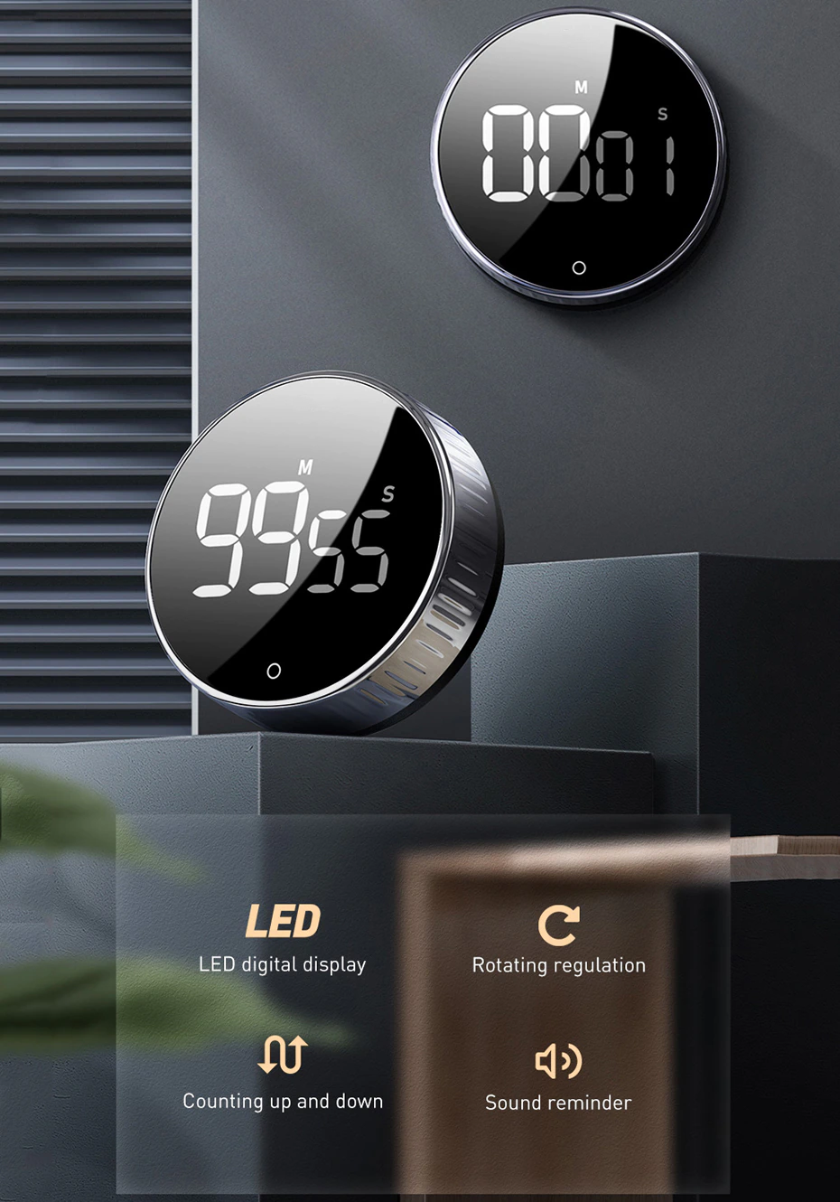 Cronometru Digital Magnetic