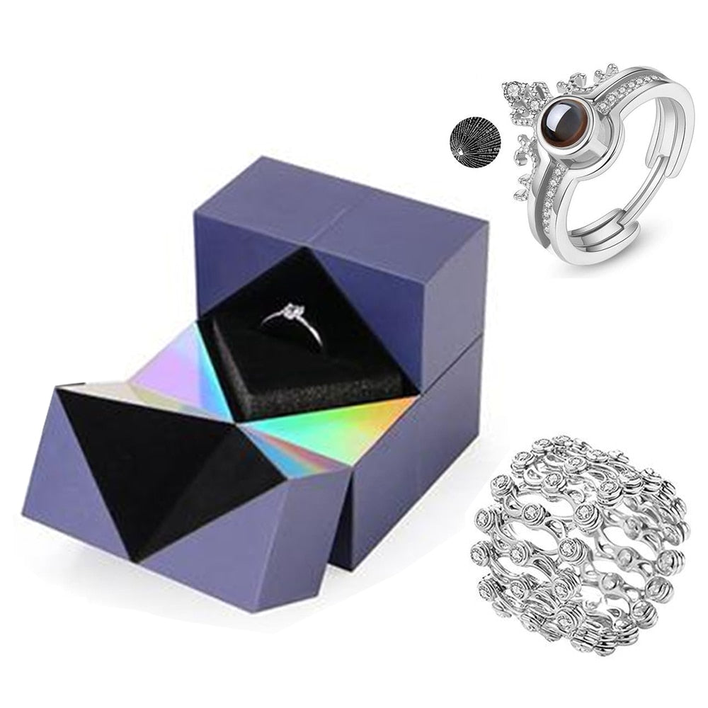 Cutie Pentru Puzzle-Ul Inelului Și Brățării