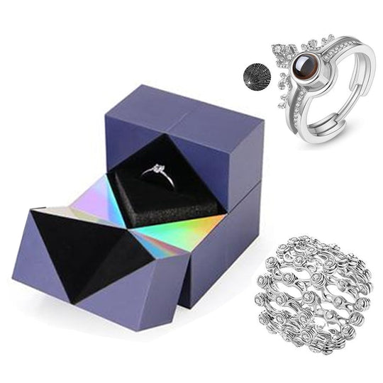 Cutie Pentru Puzzle-Ul Inelului Și Brățării
