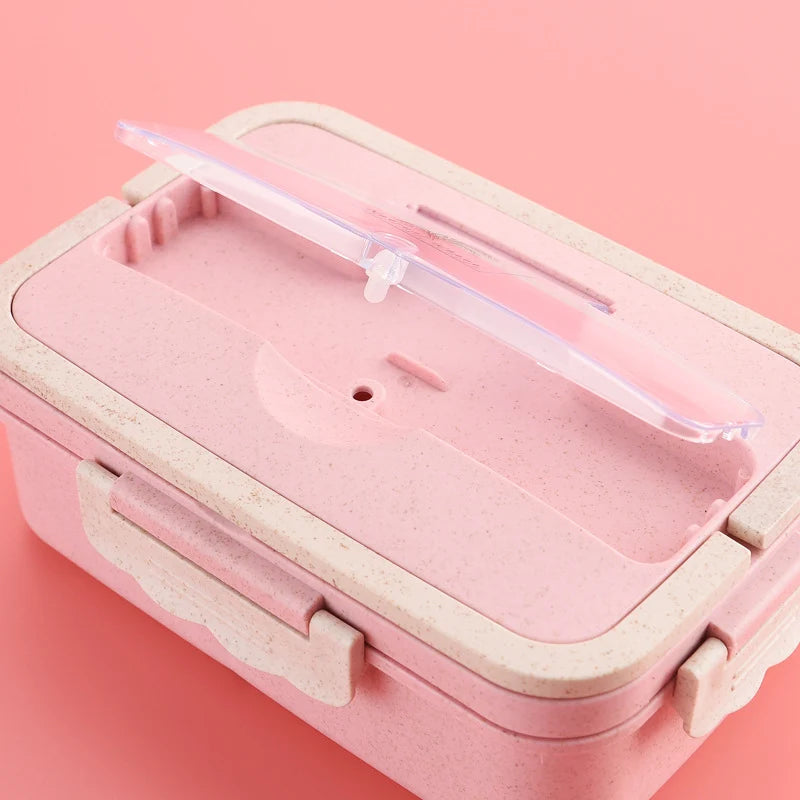 Cutie Bento Multi-Secțională pentru Depozitarea Alimentelor cu Capac Sigur 2