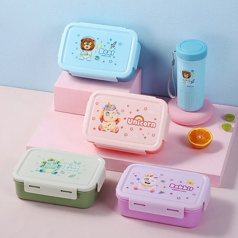 Cutie Bento pentru Depozitarea Alimentelor cu Tematică Distractivă 0