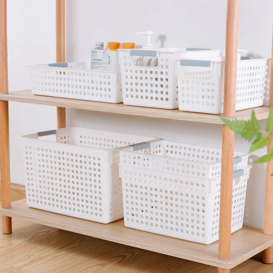 Cutie de depozitare ventilată cu mânere pentru organizare practică 2