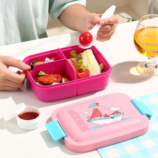 Cutie de prânz Bento cu design creativ pentru adulți și copii 2
