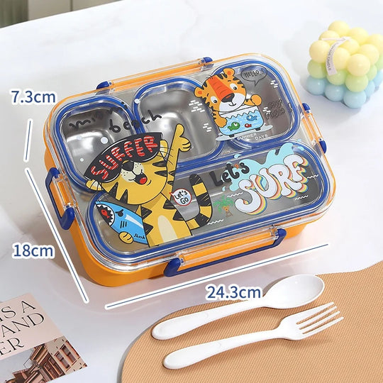 Cutie de prânz Bento cu design creativ pentru copii și adulți 7