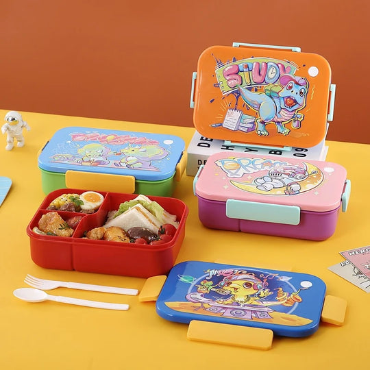 Cutie de prânz Bento cu design jucăuș pentru copii și adulți 1