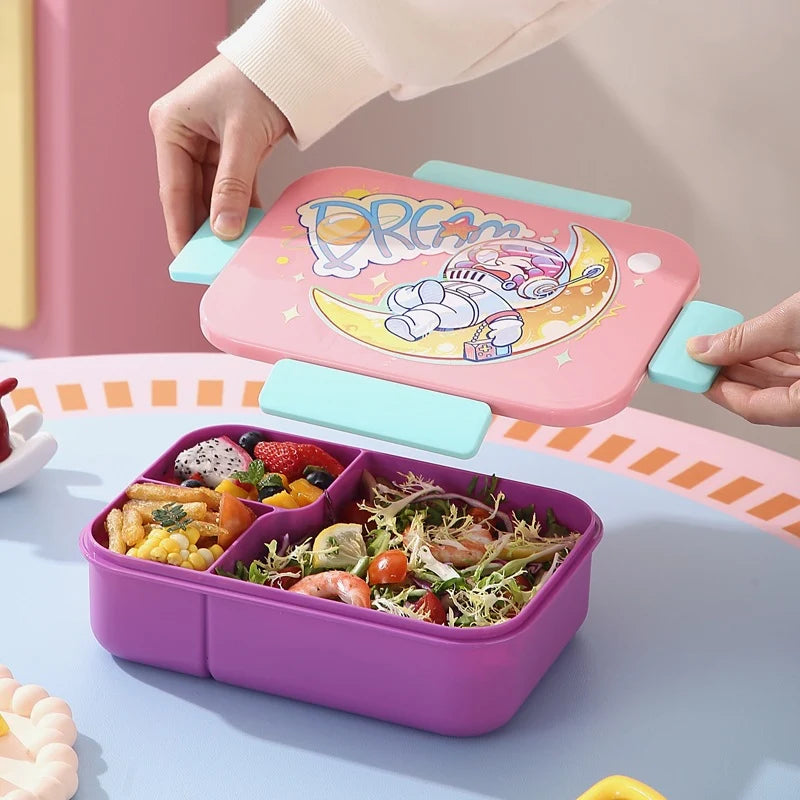 Cutie de prânz Bento cu design jucăuș pentru copii și adulți 2