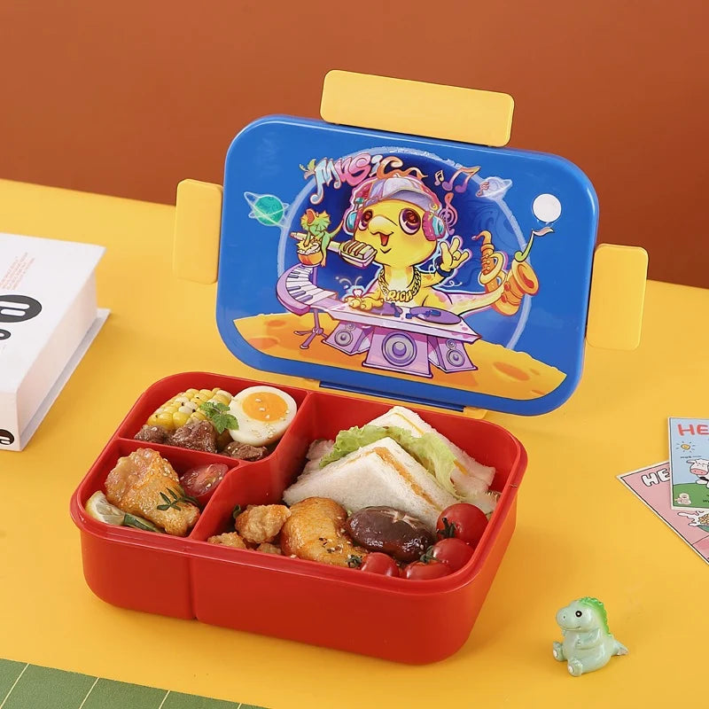 Cutie de prânz Bento cu design jucăuș pentru copii și adulți 4