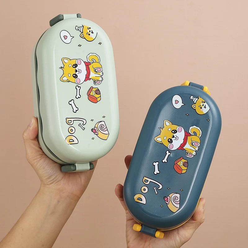 Cutie de prânz Bento cu design jucăuș pentru femei și bărbați 3