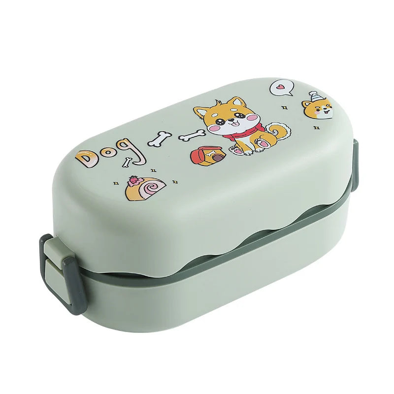 Cutie de prânz Bento cu design jucăuș pentru femei și bărbați 4