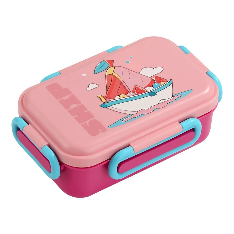 Cutie de prânz Bento cu tacâmuri integrate pentru femei și bărbați 5