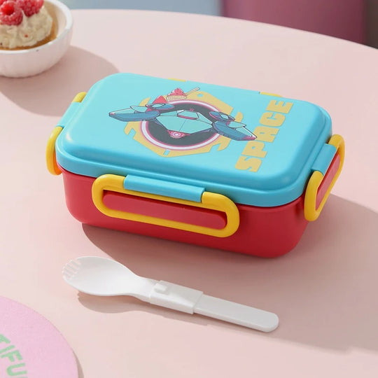 Cutie de prânz Bento cu tacâmuri integrate pentru femei și bărbați 6