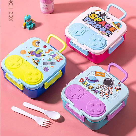 Cutie de prânz Bento interactivă cu design tematic jucăuș pentru copii și adulți 2