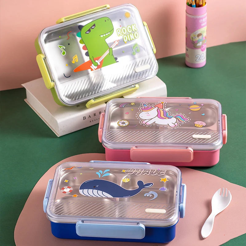 Cutie de prânz Bento multifuncțională cu compartimente multiple pentru femei 14