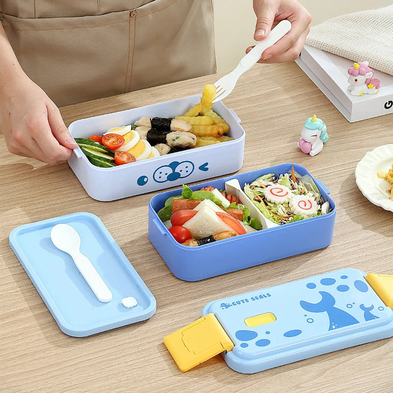 Cutie de prânz Bento pentru copii cu design dinozauri 3
