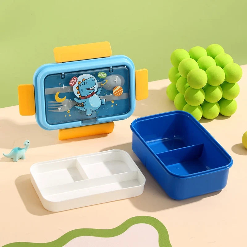 Cutie de prânz cu compartimente separate și design tematic pentru copii 8