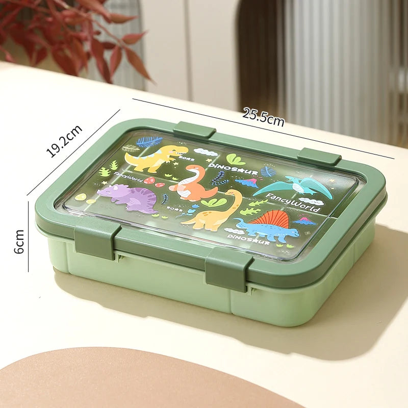 Cutie de prânz multi-compartiment pentru copii cu tematică unicorn 7
