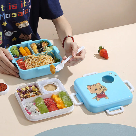 Cutie de prânz portabilă cu design jucăuș pentru femei și bărbați 2