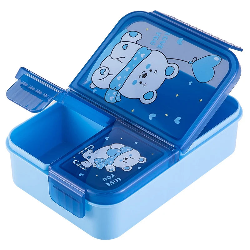 Cutie de prânz unisex cu compartimente multiple și design jucăuș 3