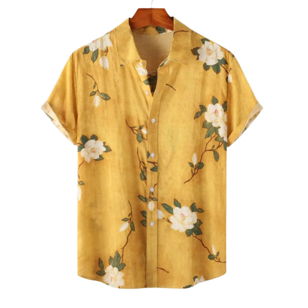 Dames Bloemenblouse Casual Ademend Katoen 0