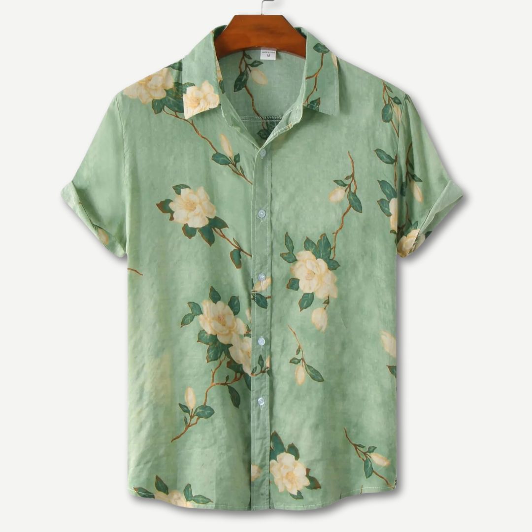 Dames Bloemenblouse Casual Ademend Katoen 2