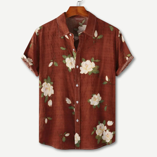 Dames Bloemenblouse Casual Ademend Katoen 3