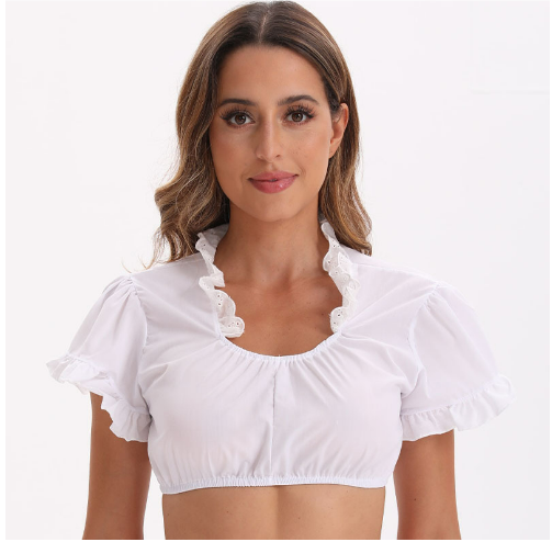 Dames Dirndlbluse Traditioneel Oktoberfest Stijl 2