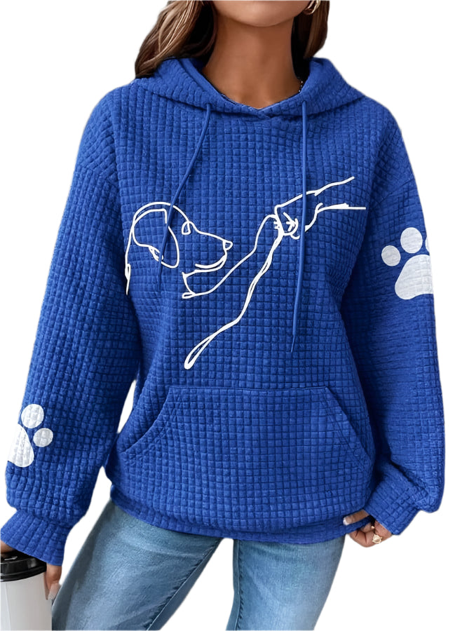 Dames Hoodie Comfortabele Fleece Stijlvol Katoen 0