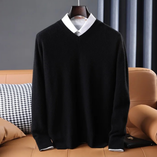 Dames V-hals Trui Kasjmiermix Comfortabel Casual 6